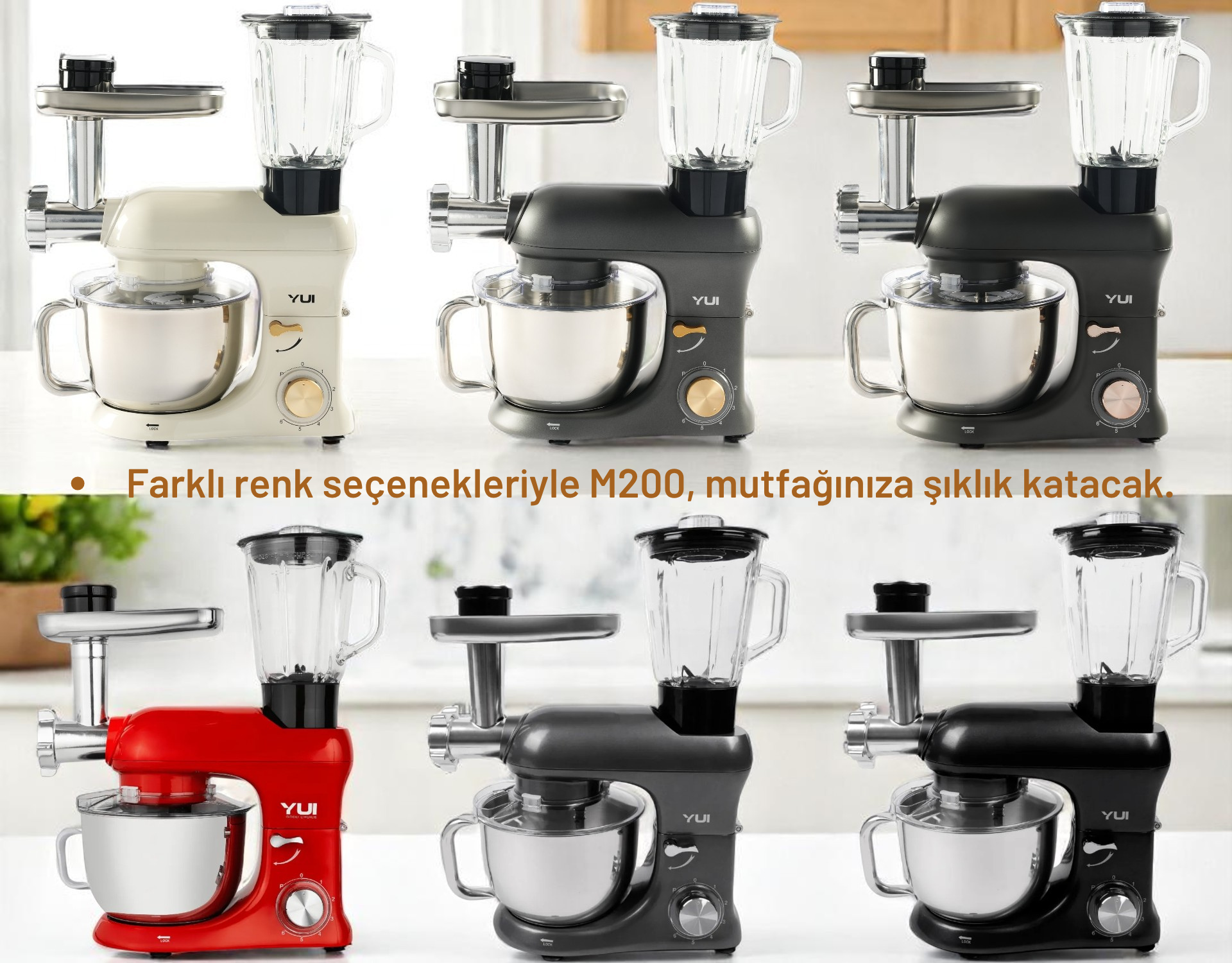 M200 Multi-fonksiyonel 3'ü Bir Arada Döküm Gövde Stand Mikser