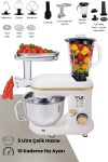 M120 Multi-fonksiyonel 3'ü Bir Arada Stand Mikser Kıyma Setli Ve Blender Özellikli Krem/gold