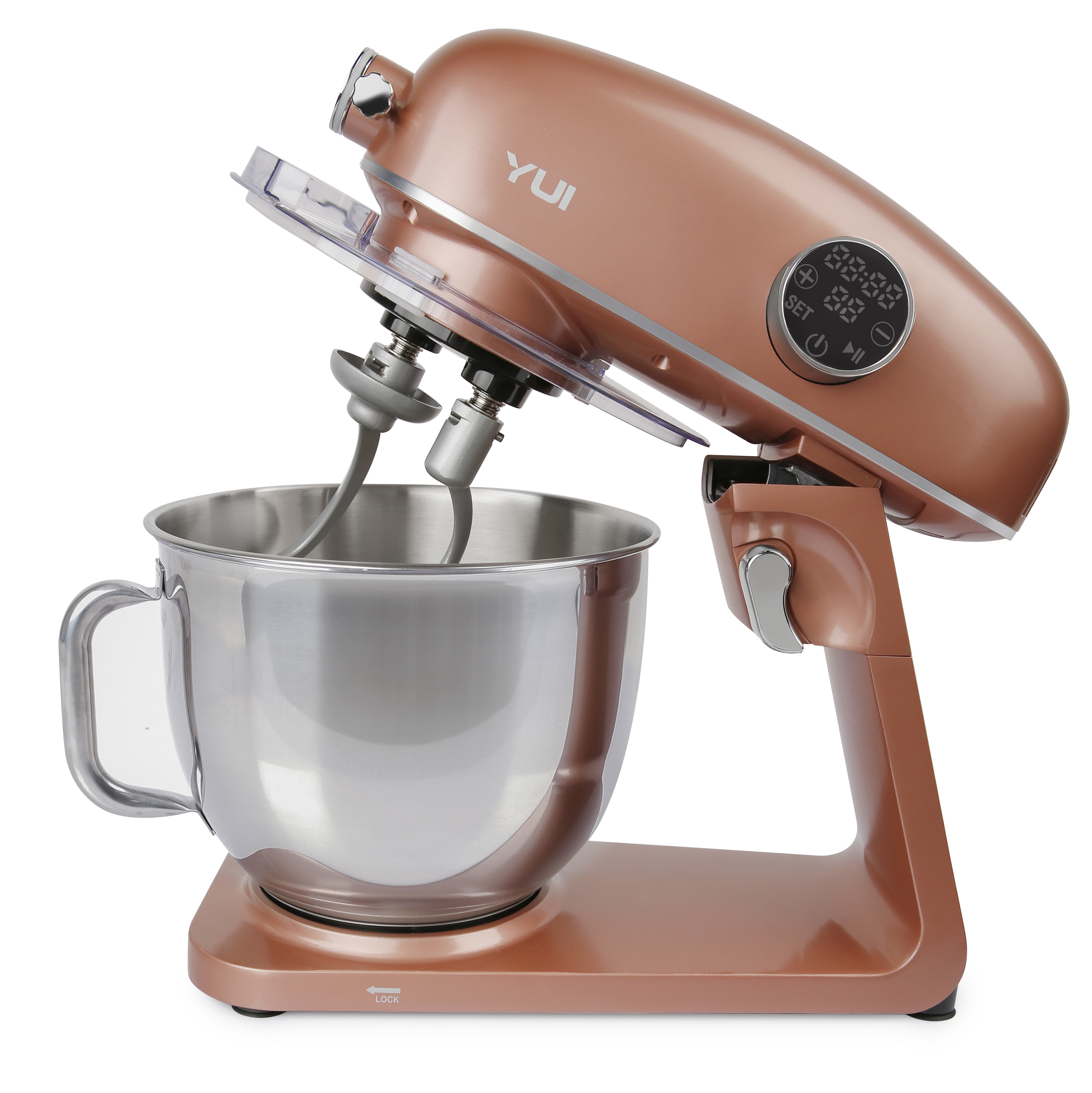 M218 Easy Chef Siyah Stand Mikser 1800W motor gücü 8L kapasite
