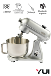 Easy Chef M122 Plus 1000w Stand Mikser Gümüş