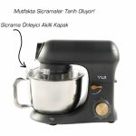 M200 Multi-fonksiyonel 3'ü Bir Arada Döküm Gövde Stand Mikser Kıyma Setli Ve Blender Özellikli 1800w