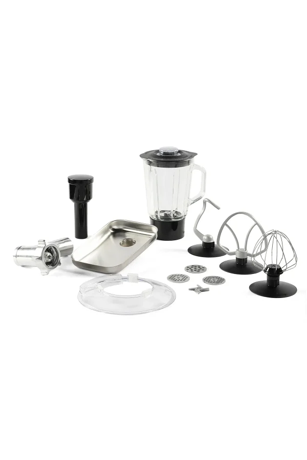 M200 Multi-fonksiyonel 3'ü Bir Arada Döküm Gövde Stand Mikser Kıyma Setli Ve Blender Özellikli 1800w