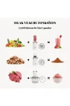 M2001 3'ü 1 Arada 2 Litre Doğrayıcı Cam Hazne- Kişisel Smoothie Blender-Öğütücü