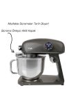 M218 Easy Chef Demir Gri Stand Mikser 1800w Motor Gücü 8l Kapasite Dayanıklı Döküm Metal Gövde