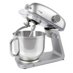 M218 Easy Chef Gümüş Stand Mikser 1800w Motor Gücü 8l Kapasite Dayanıklı Döküm Metal Gövde