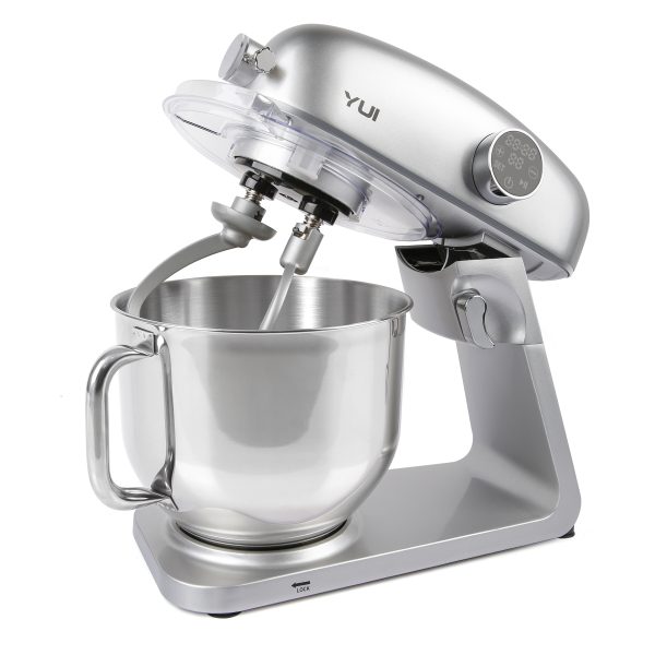 M218 Easy Chef Gümüş Stand Mikser 1800w Motor Gücü 8l Kapasite Dayanıklı Döküm Metal Gövde