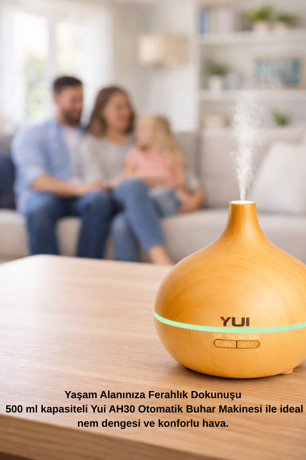 AH30 Hava Nemlendirici Buhar Makinesi Ultrasonik Aroma Difüzör Oda Nemlendirici Işıklı