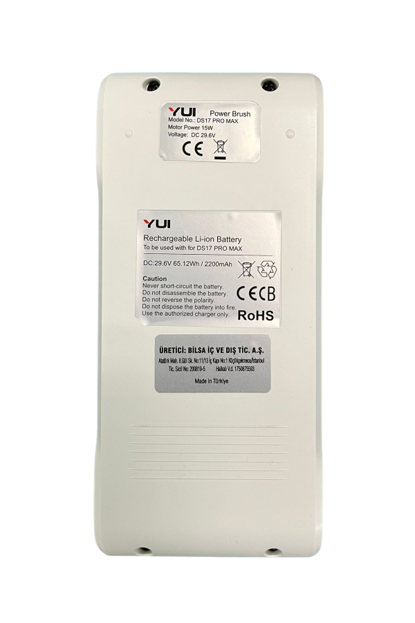 Yui Ds17 Pro max Dikey supurge Yedek Batarya