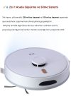 RS16 Pro Max 15.000 Pa Pet Kit Akıllı Robot Vacuum & Mop Süpürge Beyaz (YUI TÜRKİYE GARANTİLİ)