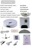 RS16 Pro Max 15.000 Pa Pet Kit Akıllı Robot Vacuum & Mop Süpürge Beyaz (YUI TÜRKİYE GARANTİLİ)