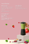 Yui M27 1000W Cam Hazneli Kişisel Smoothie Blender Siyah