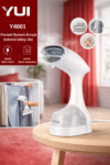 Y4001 1400w 230 Ml Su Hazneli Portatif Buharlı Kırışık Giderici Dikey Ütü